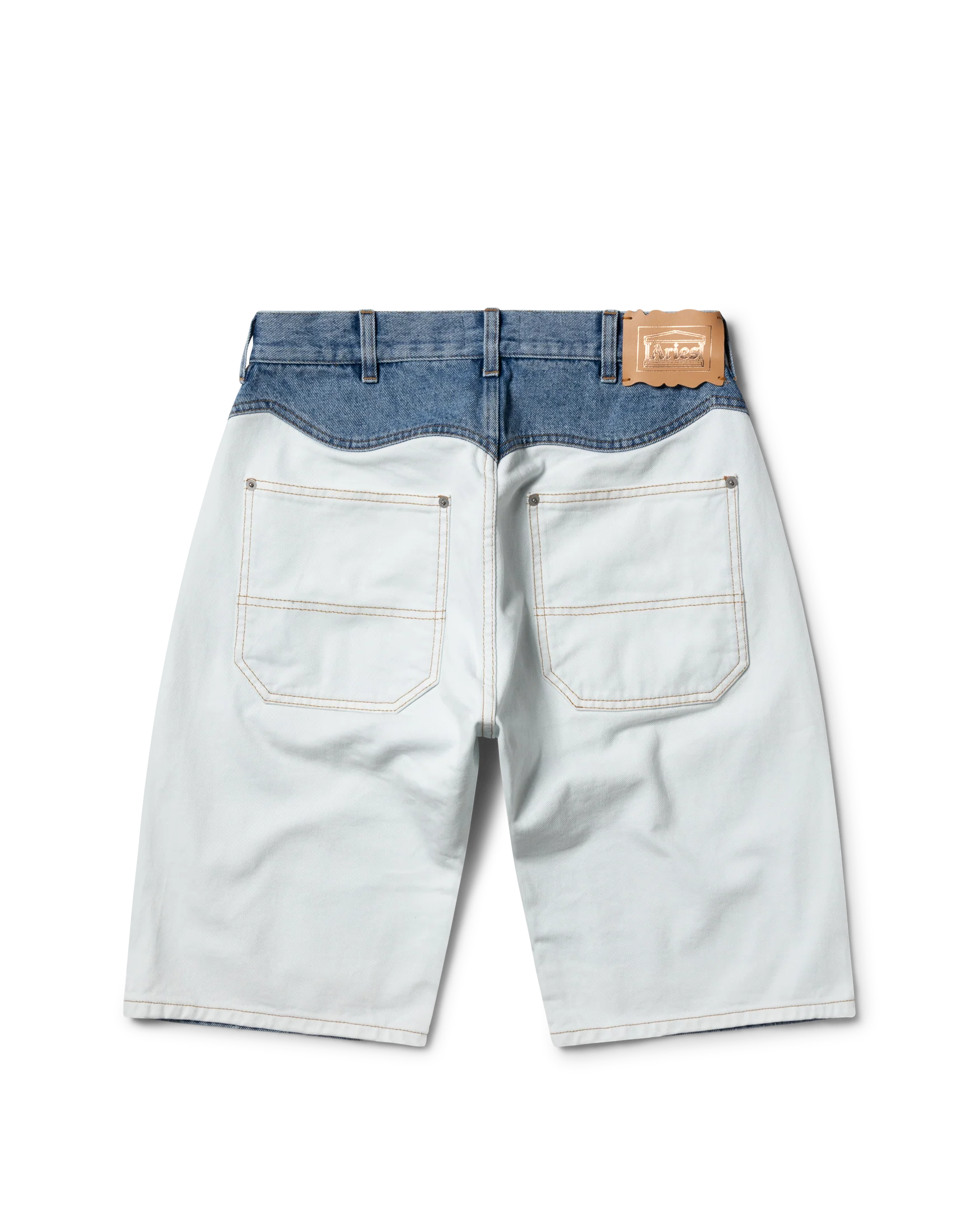 Patchwork Western Carpenter Shorts - Image 4