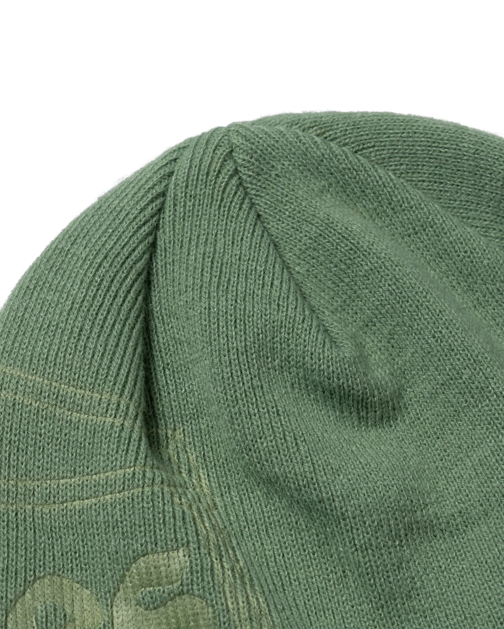 Temple Embossed Skull Beanie - Image 4