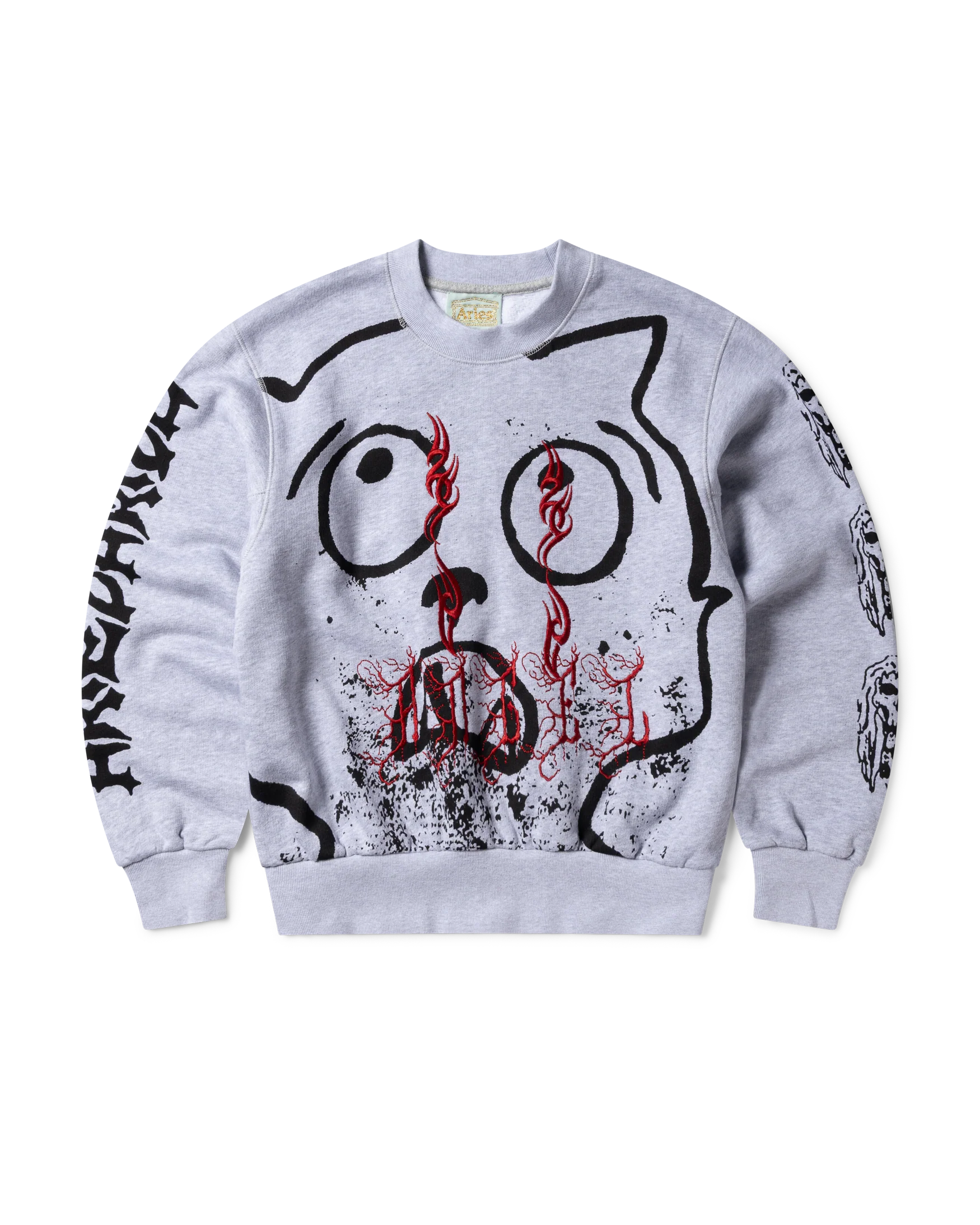 Meow Embroidered Sweat - Image 4