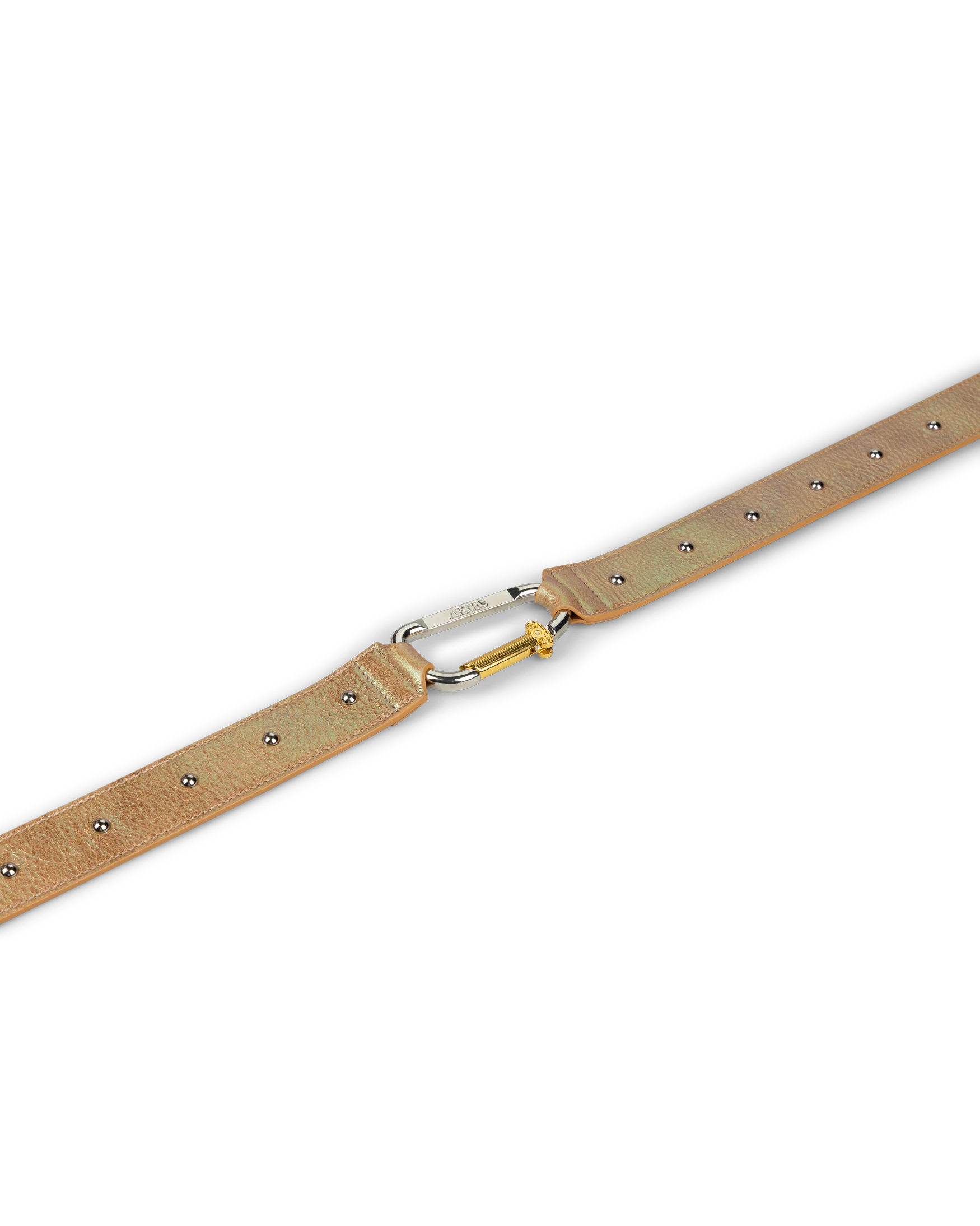 Pearl Leather Studded Mazzo Belt - Image 4
