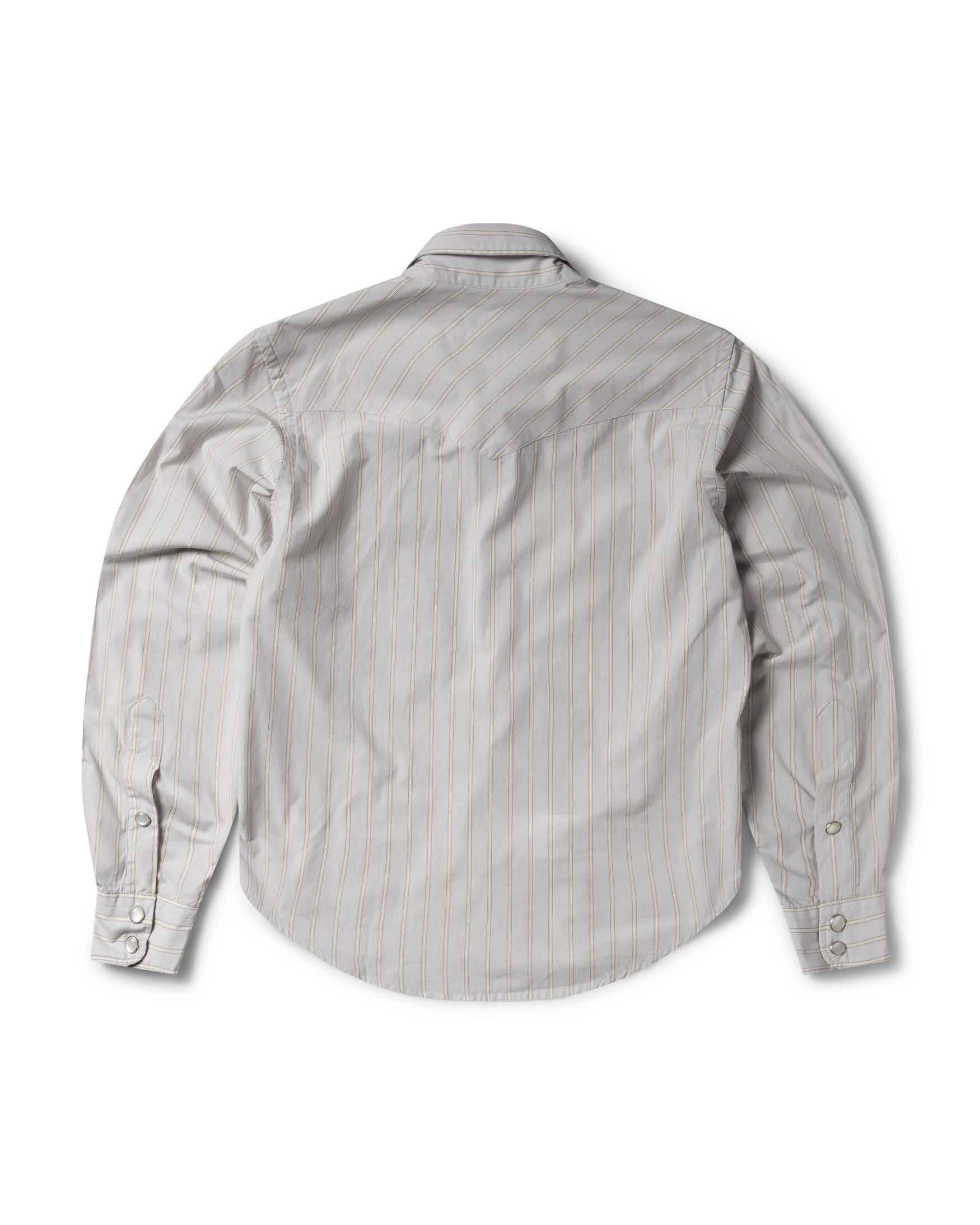 Poplin Stripe Western Shirt - Image 4