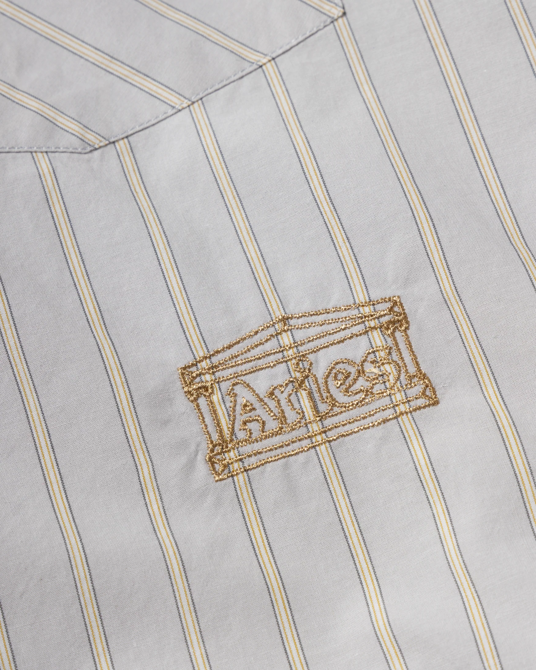 Poplin Stripe Western Shirt - Image 6