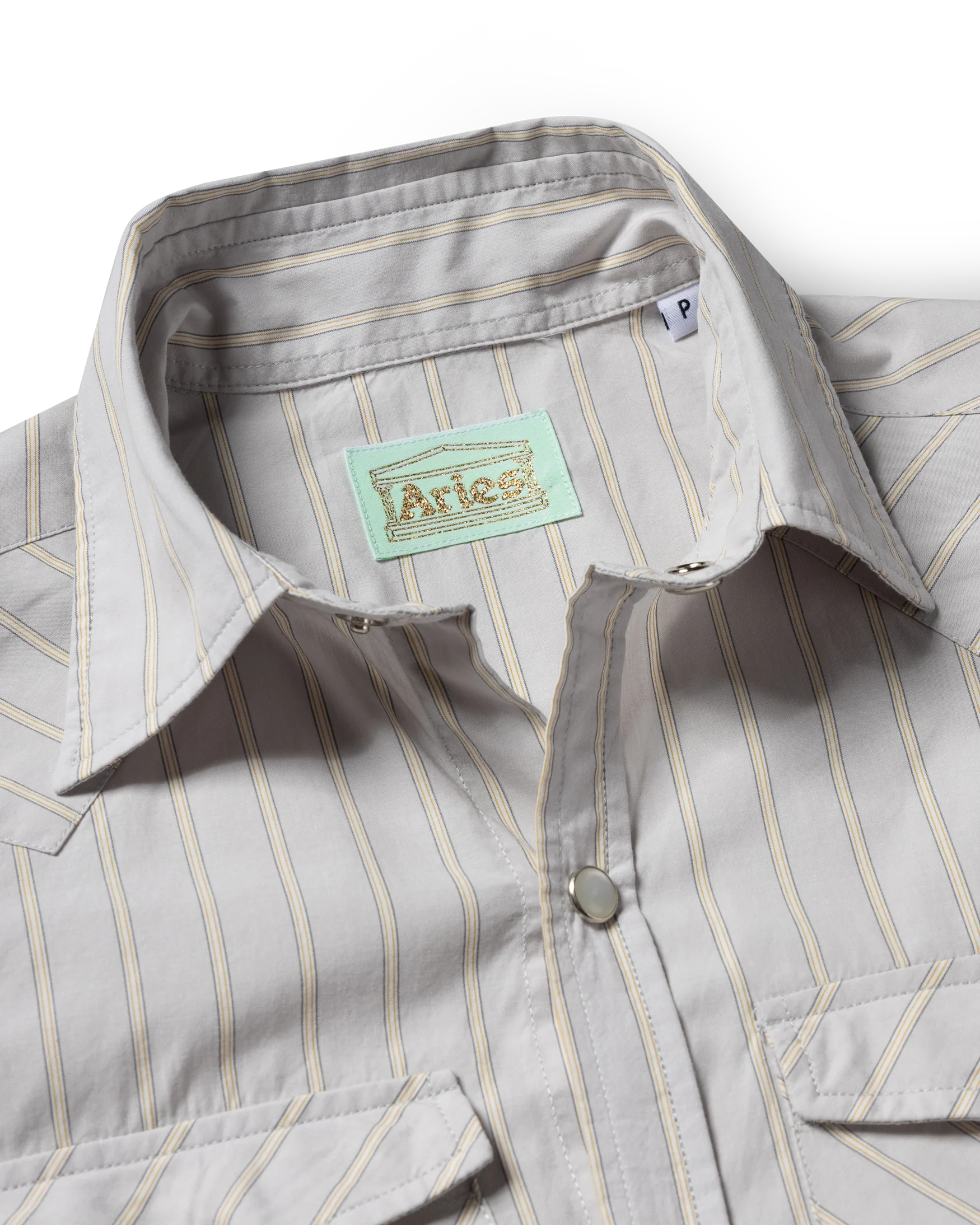 Poplin Stripe Western Shirt - Image 8