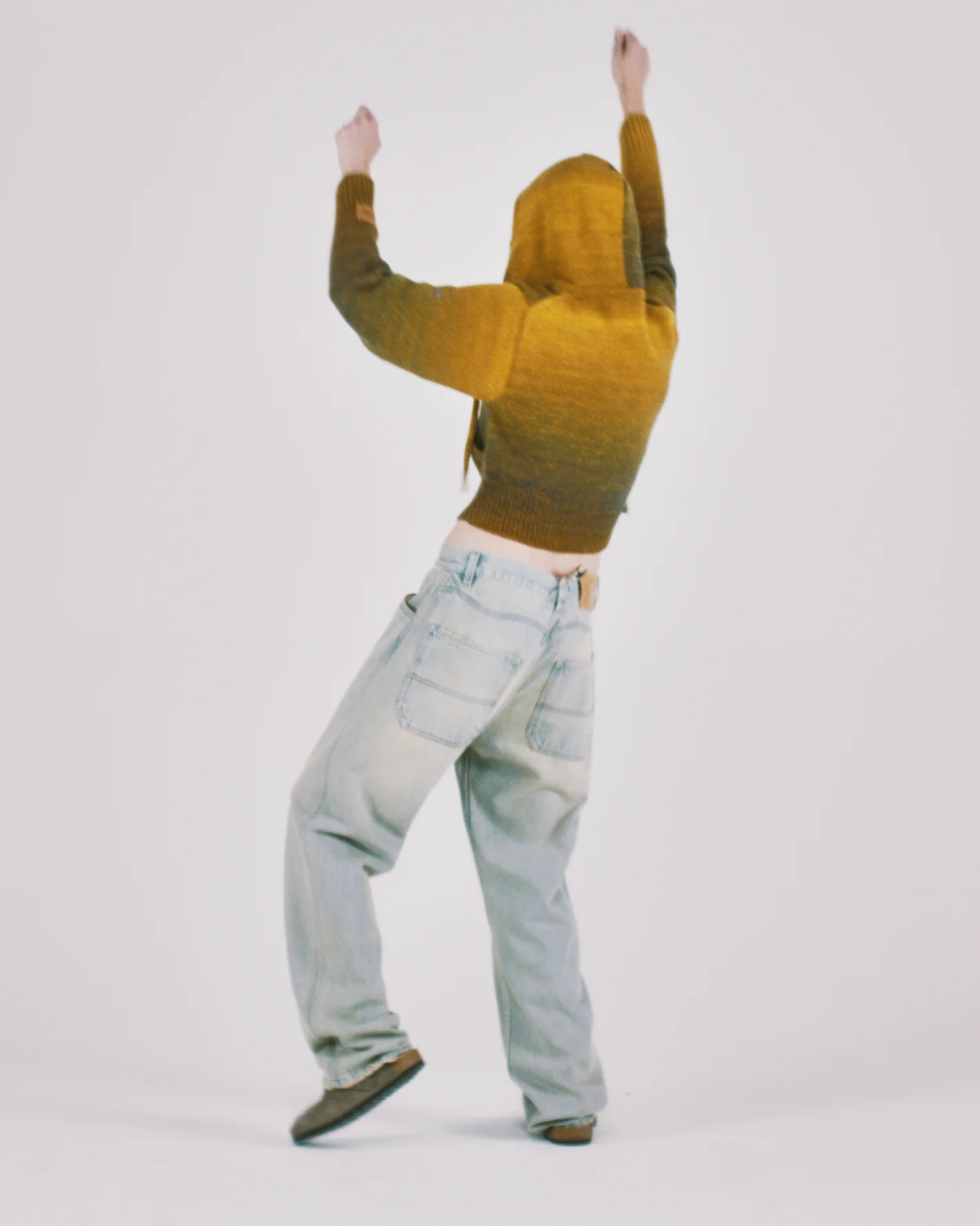 Space Dye Temple Knit Zip Thru Hoodie - Image 13