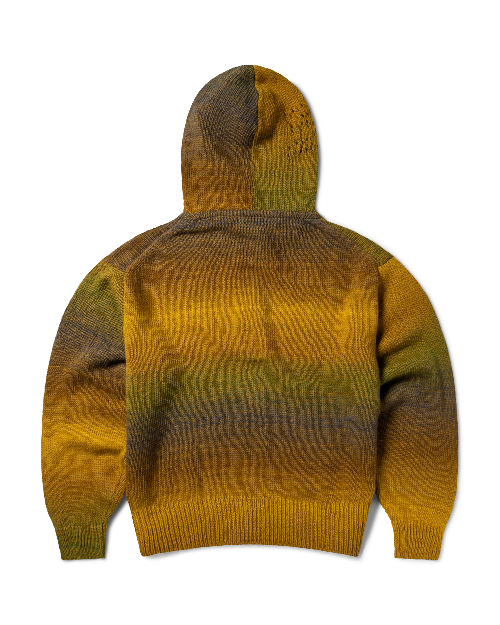 Space Dye Temple Knit Zip Thru Hoodie - Image 7