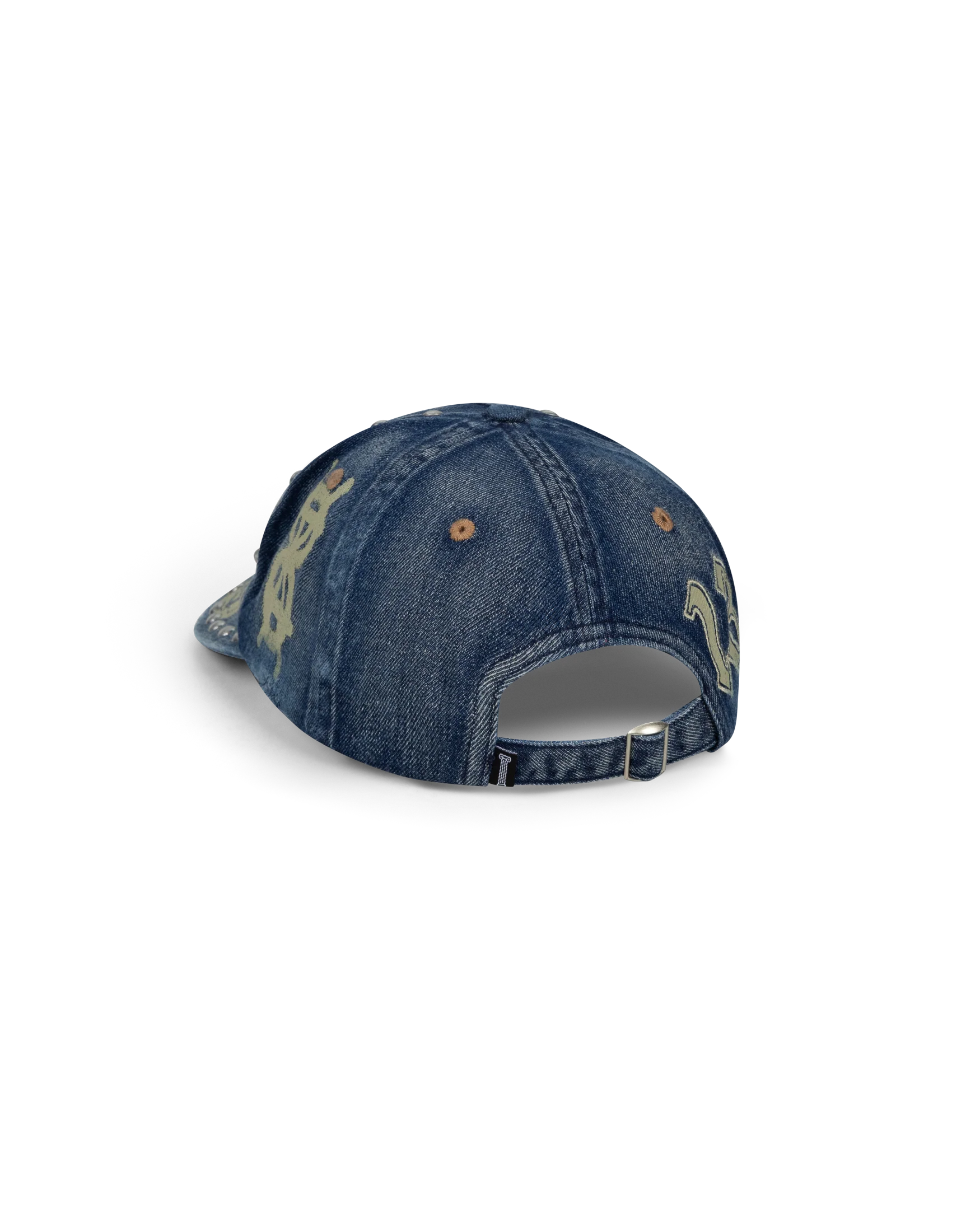 Studded Mega Graphic Denim Cap - Image 3