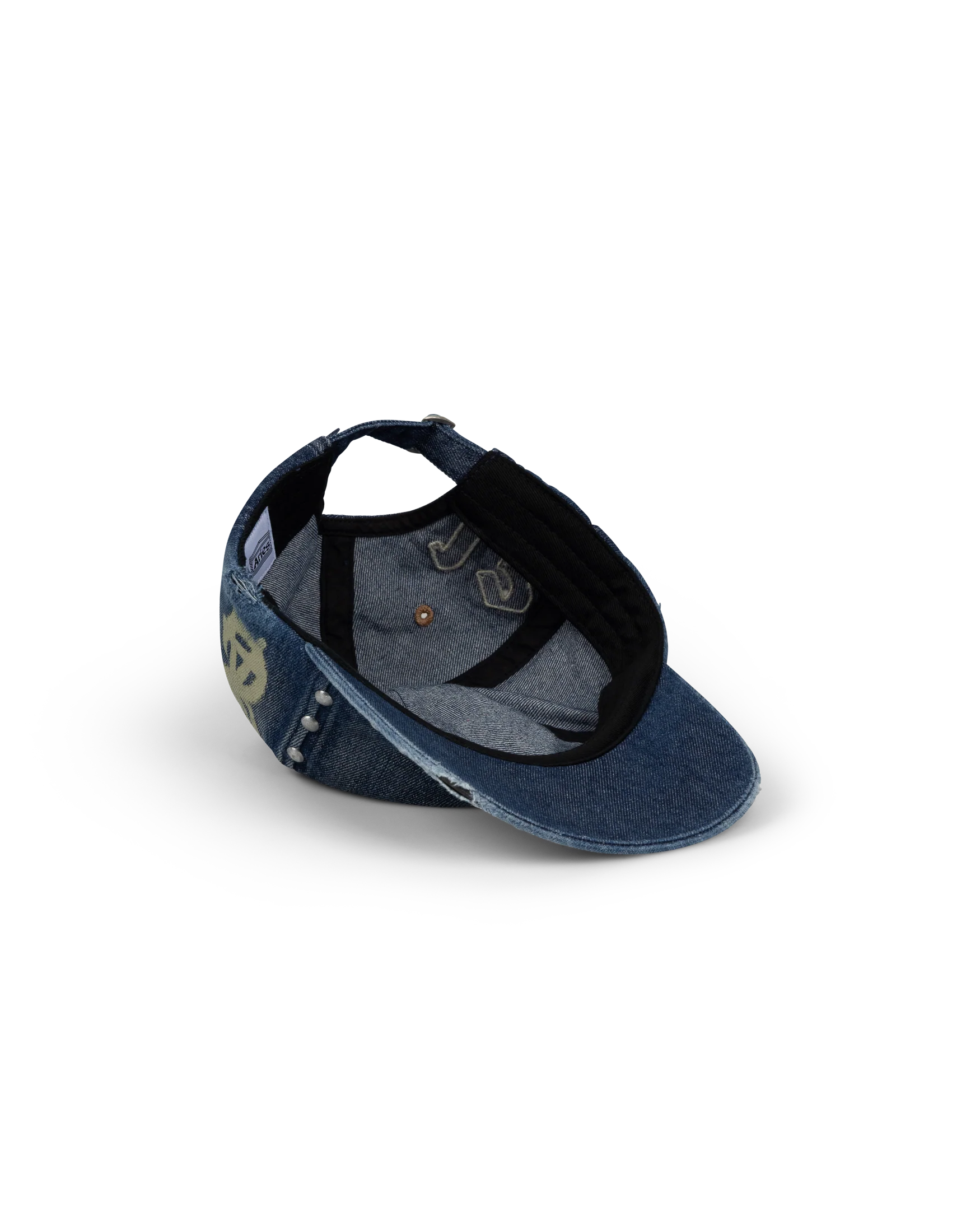 Studded Mega Graphic Denim Cap - Image 4