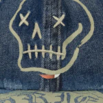 Studded Mega Graphic Denim Cap - Image 6