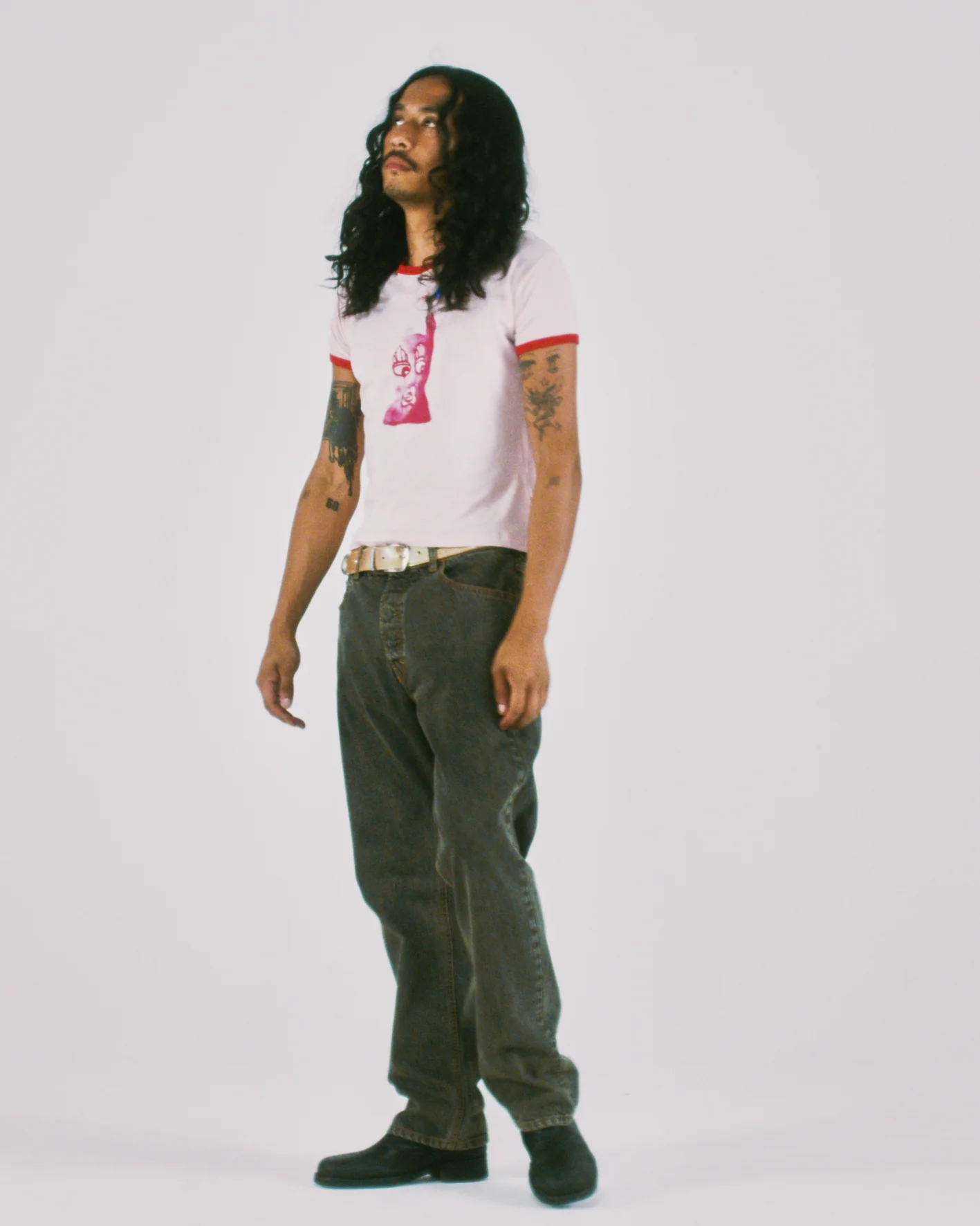 Who Knows SS Ringer Tee - Image 5