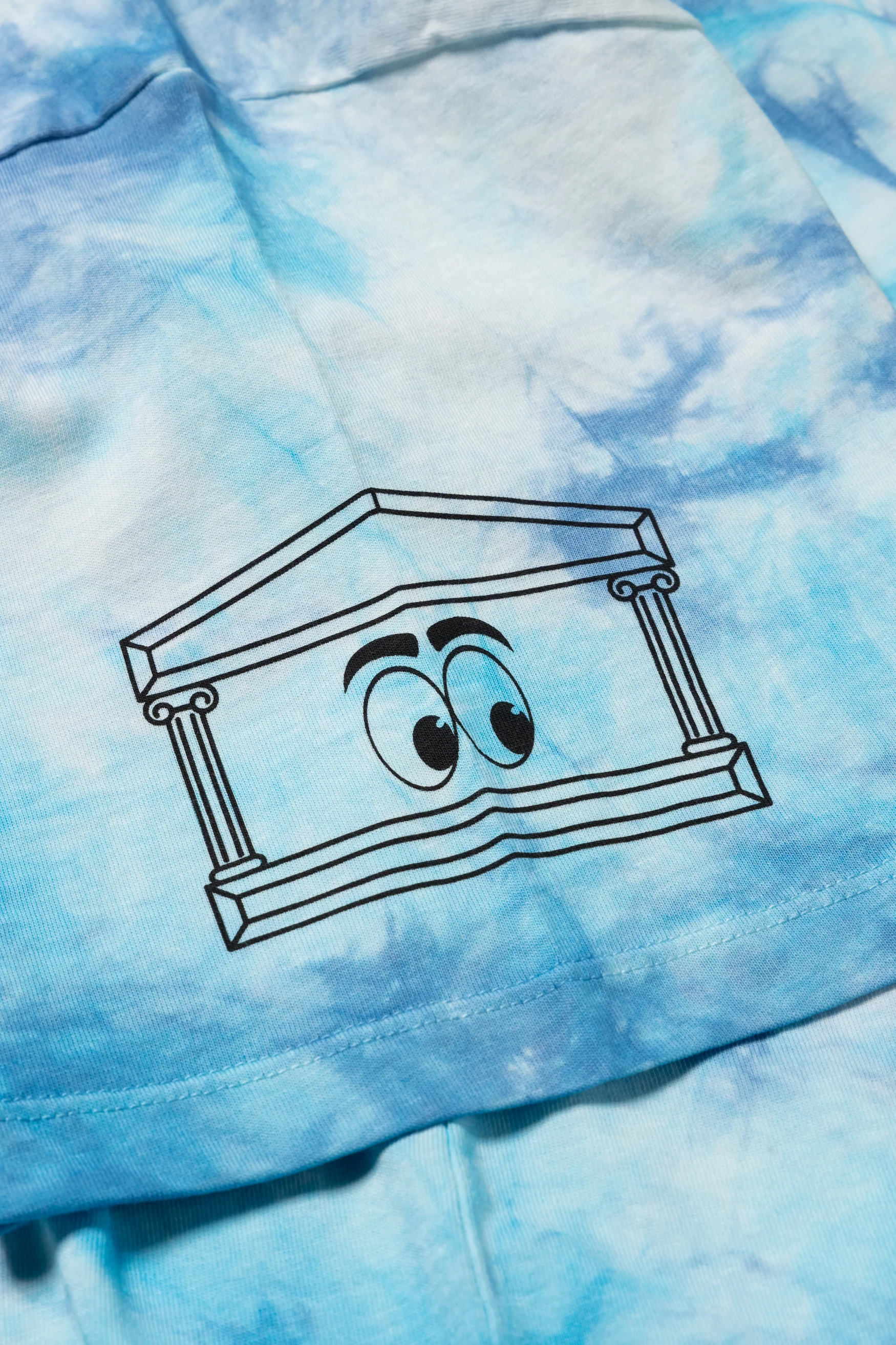 Temple Warped Eyes Tie Dye Tee - Image 3