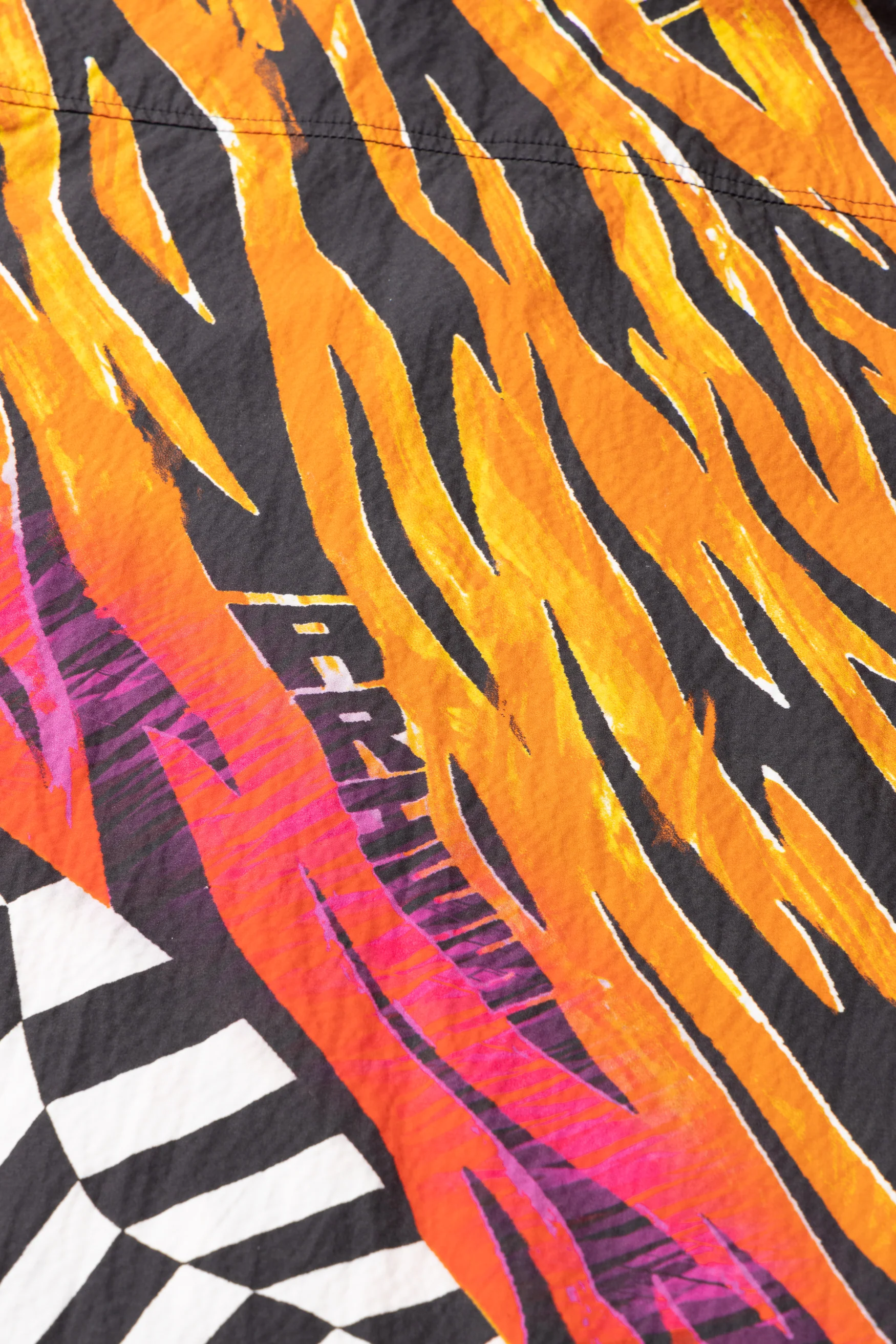 Aries x Vault by Vans Distorted Cheque Hawaiian Shirt - Image 7