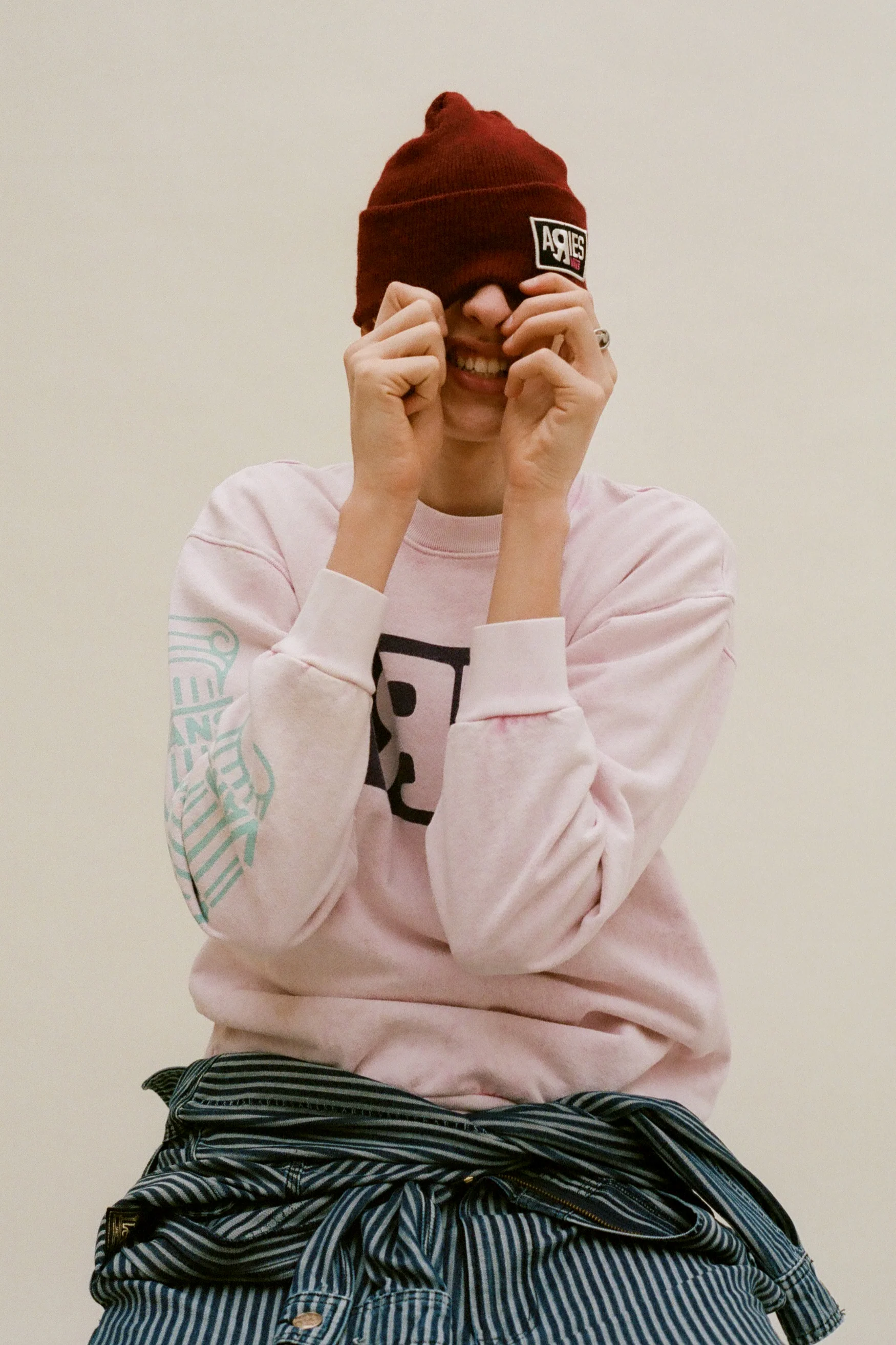 Aries x Vault by Vans Gyow Patch Beanie - Image 2