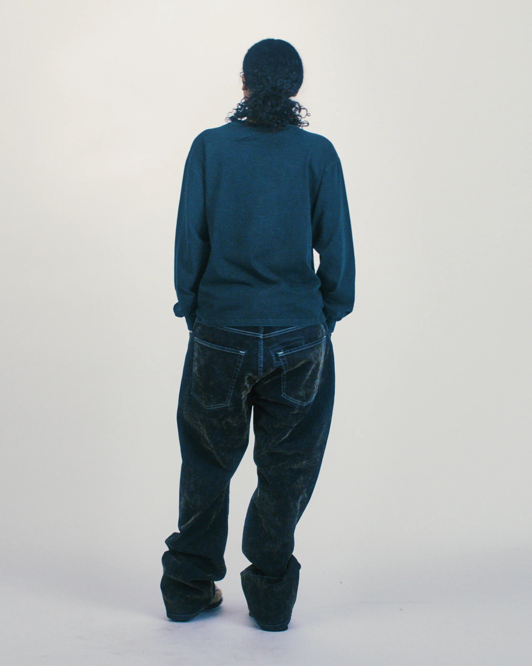 Worn Flock Batten Jean - Image 12