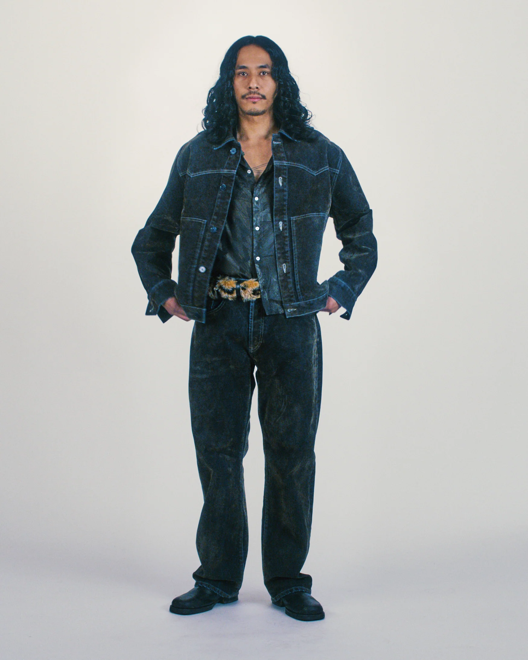 Worn Flock Batten Jean - Image 3