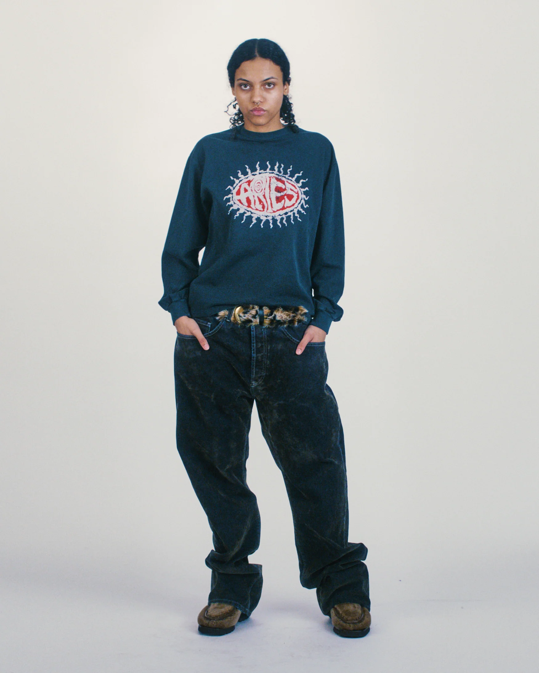 Worn Flock Batten Jean - Image 4