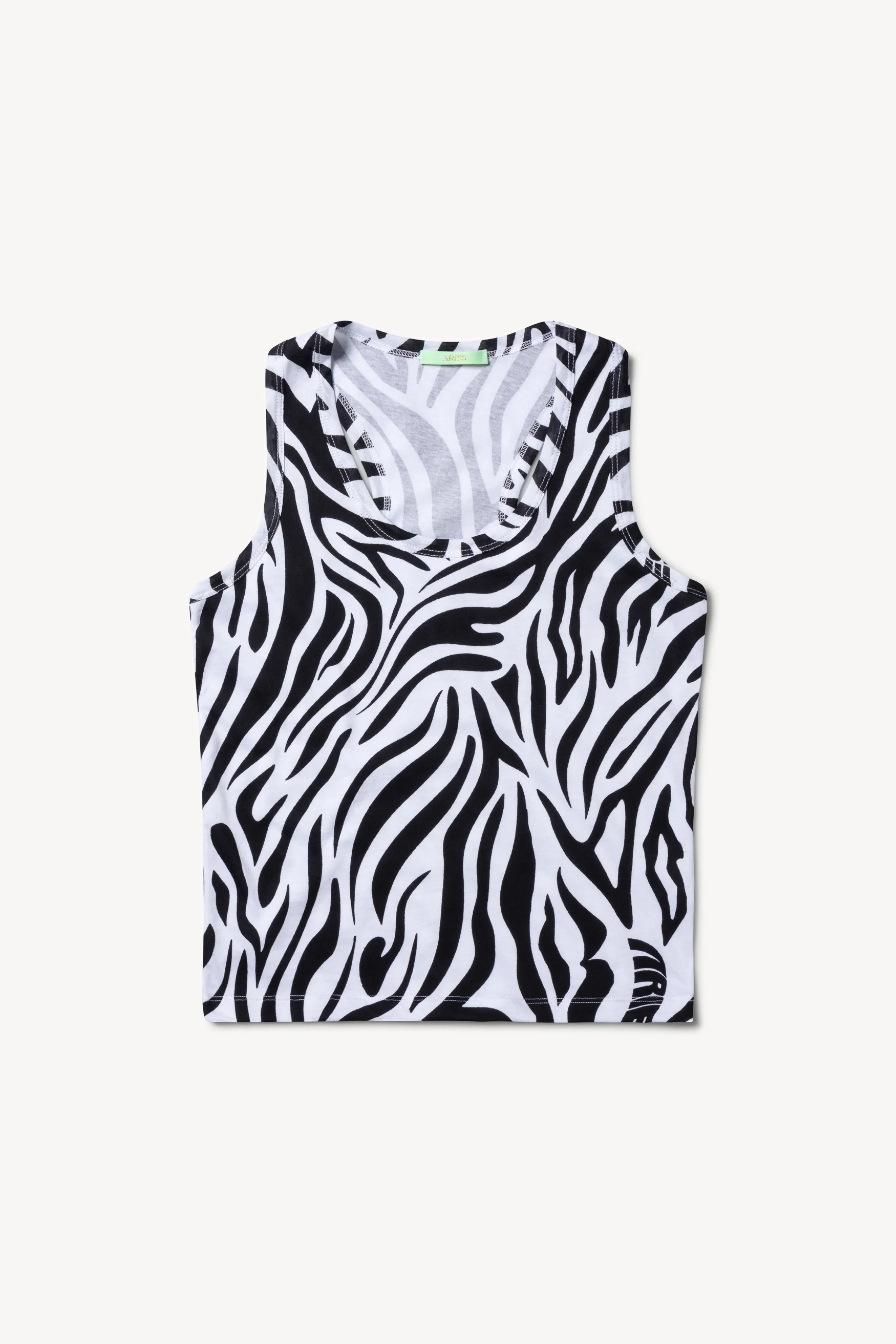 Zebra Shrunken Tank